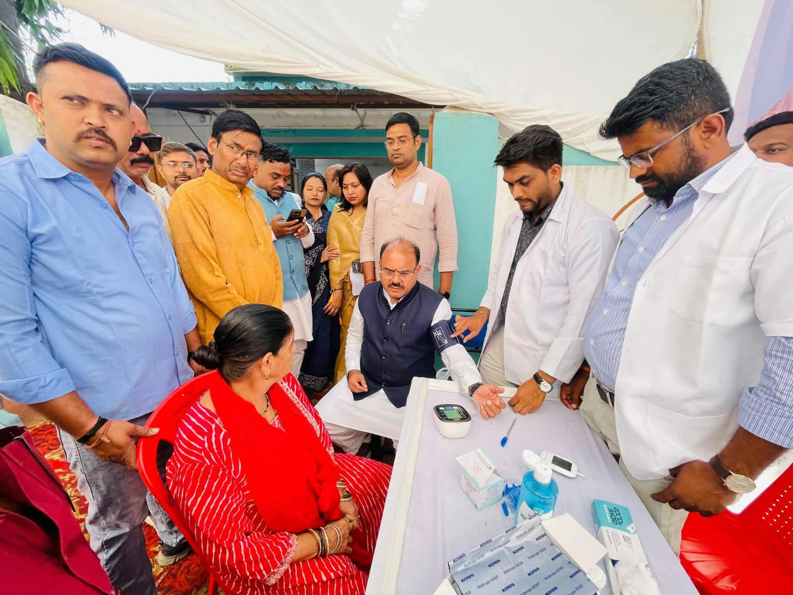 Free Health Check-Up Camp Held in Bhopal South-West Assembly Constituency