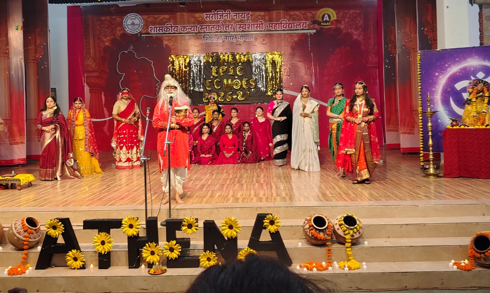 Athena 2026 Stage Resonates With Timeless Echoes of Indian Epics