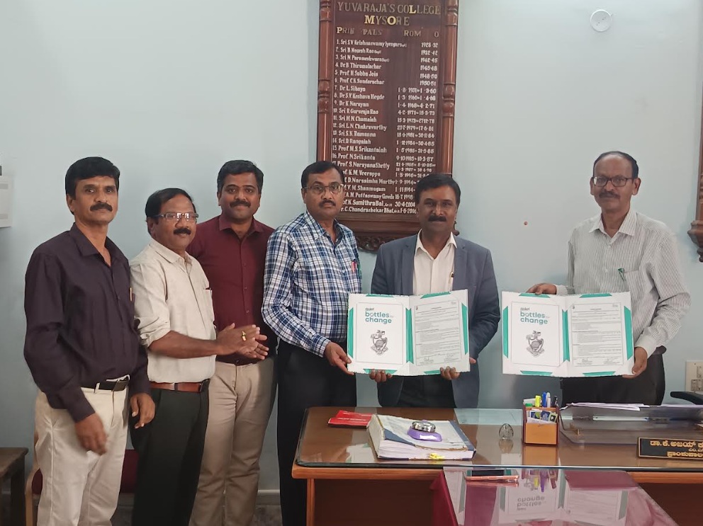 Bisleri partners with two University of Mysore colleges on recycling