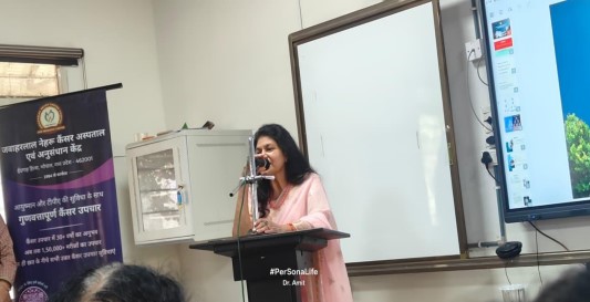 Cancer awareness lecture held at Sarojini Naidu College in Bhopal