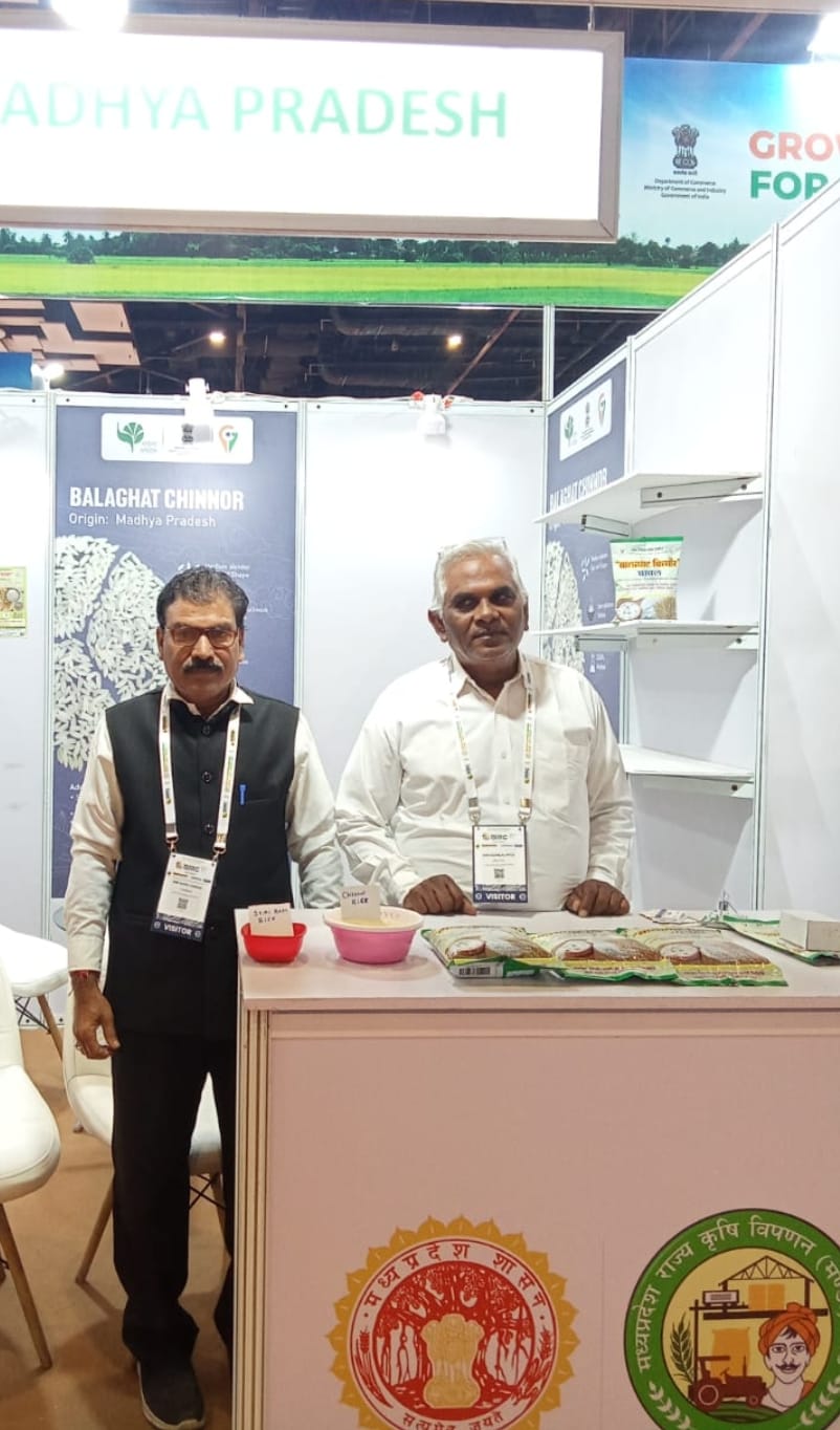 Balaghat Chinnor Rice Gains International Recognition at New Delhi’s Bharat Mandapam