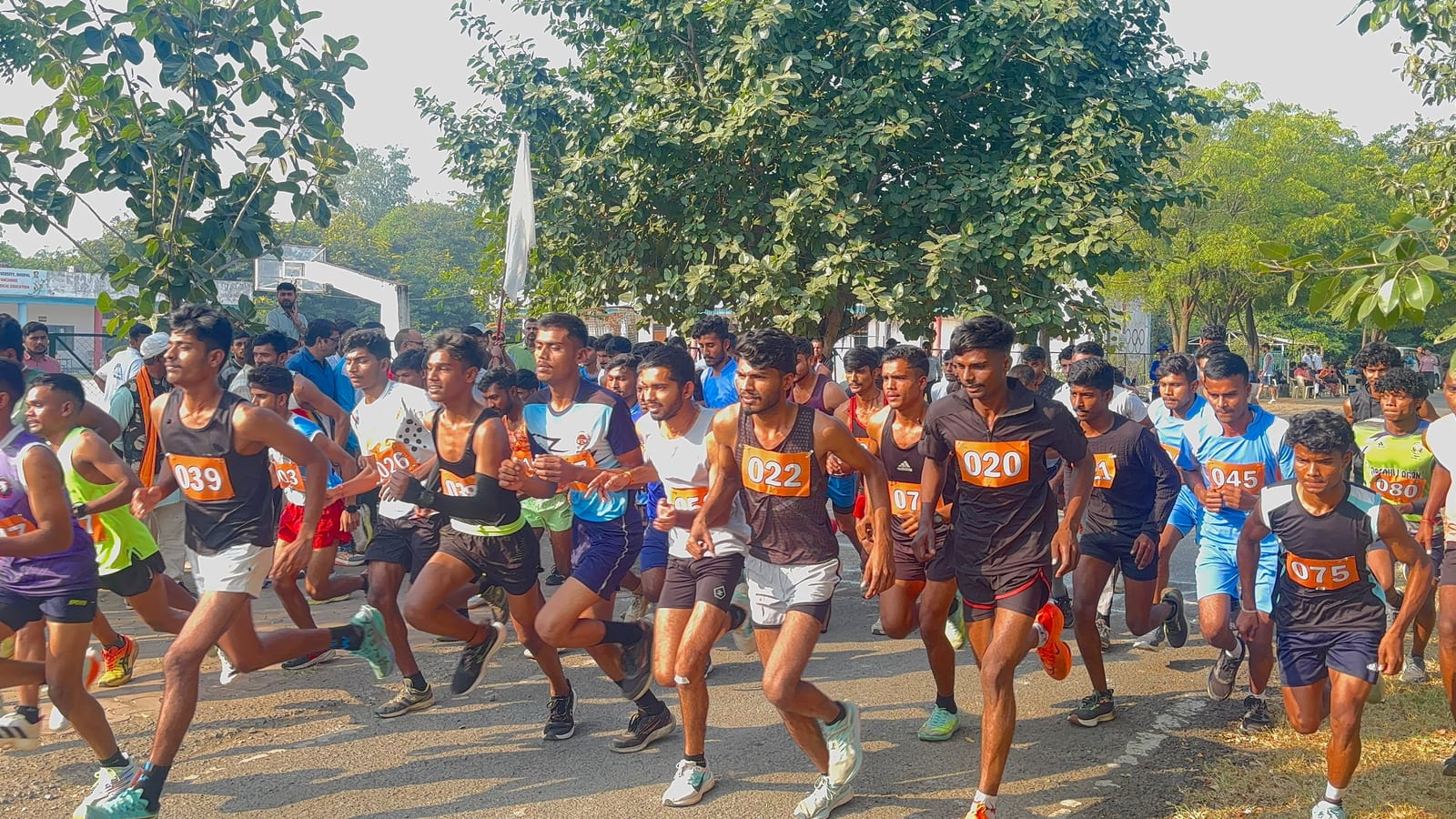 Inter-College Cross Country Competition Held at Barkatullah University Sports Complex