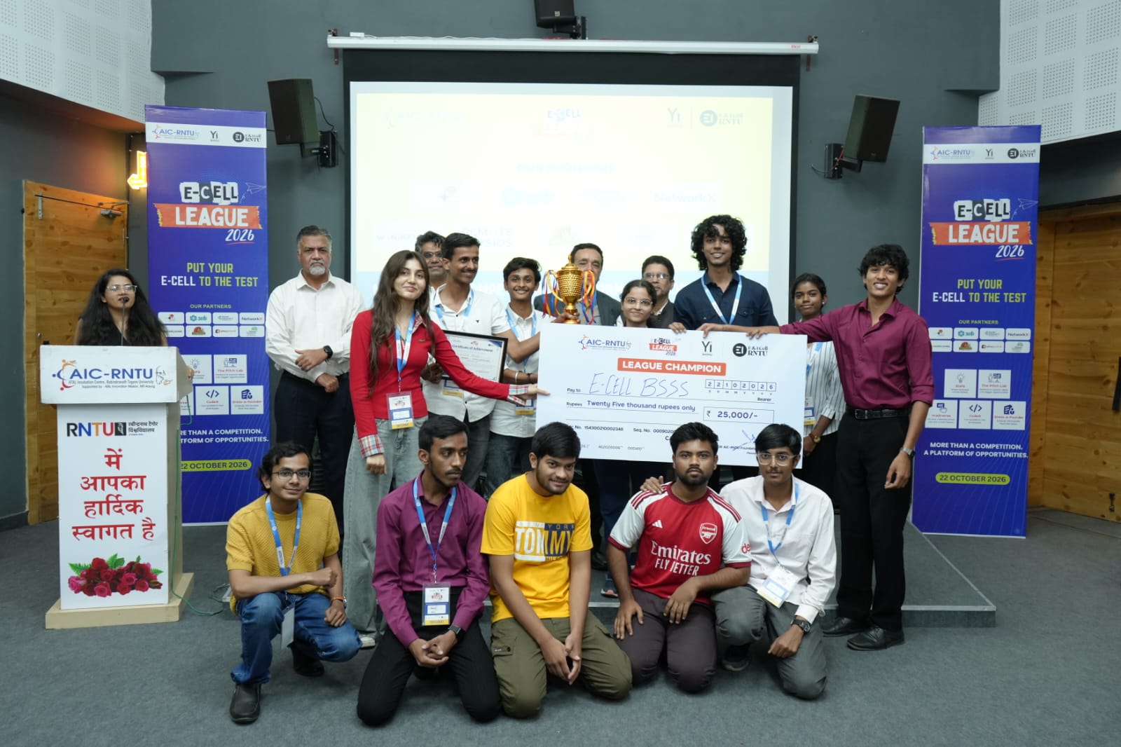 BSSS Team Wins Top Honour at RNTU E-Cell League 2026