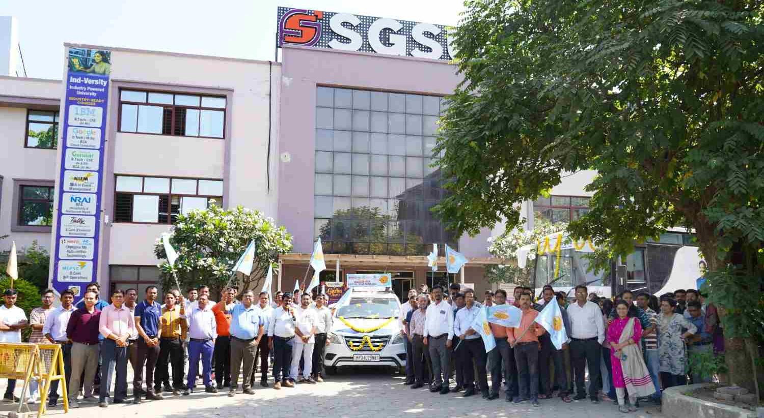 Skill Development Yatra flagged off from Scope Global Skills University Skill Development Yatra flagged off from Scope Global Skills University