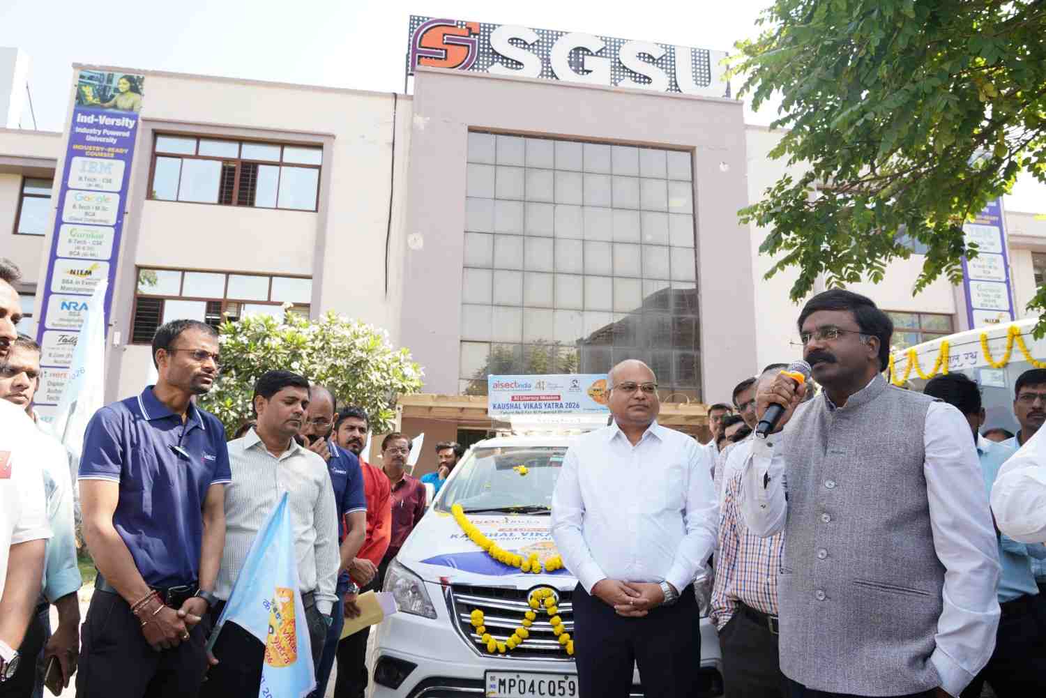 Skill Development Yatra flagged off from Scope Global Skills University