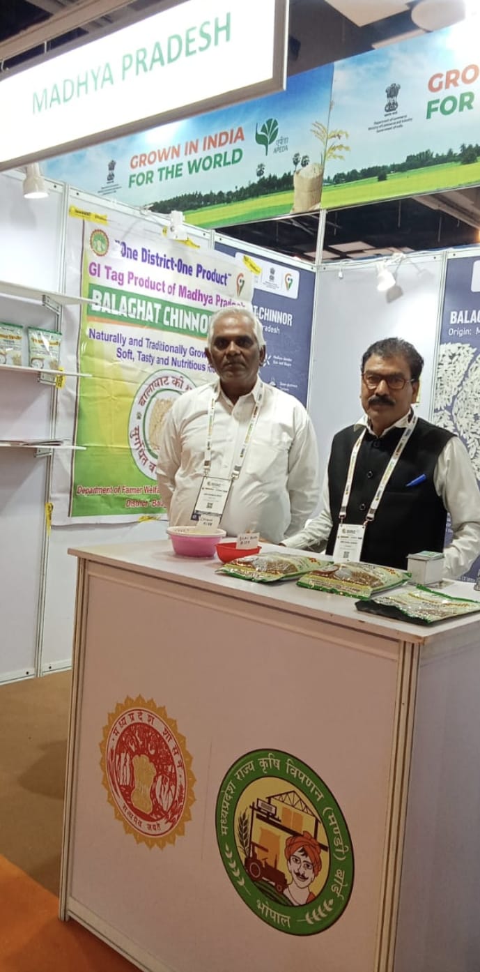 Balaghat Chinnor Rice Gains International Recognition at New Delhi’s Bharat Mandapam