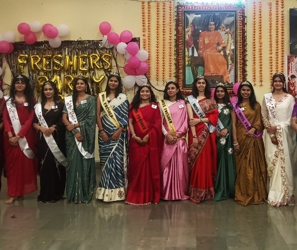 Sri Sathya Sai Women’s College welcomes new students at freshers’ party